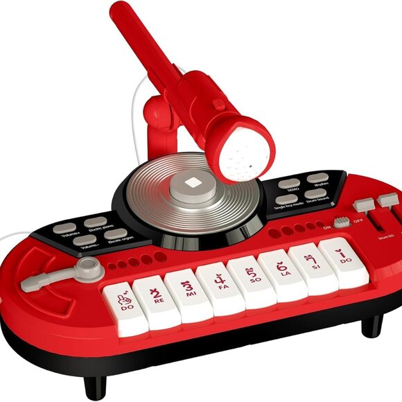 DJ Mixer Piano Toys for Baby Toddler 8 Keys Keyboard - Picture 1 of 6